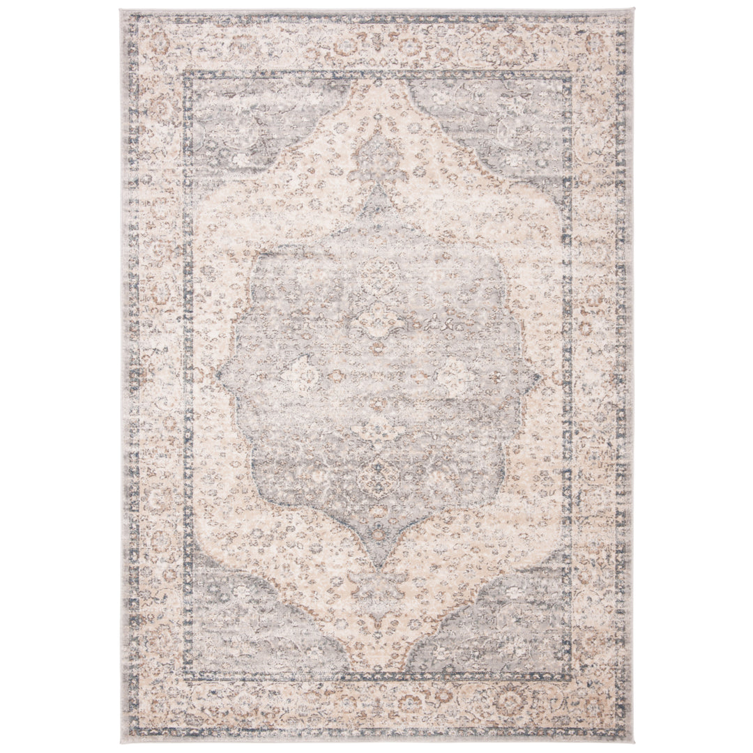 SAFAVIEH Oregon Collection ORE895A Beige / Grey Rug Image 2