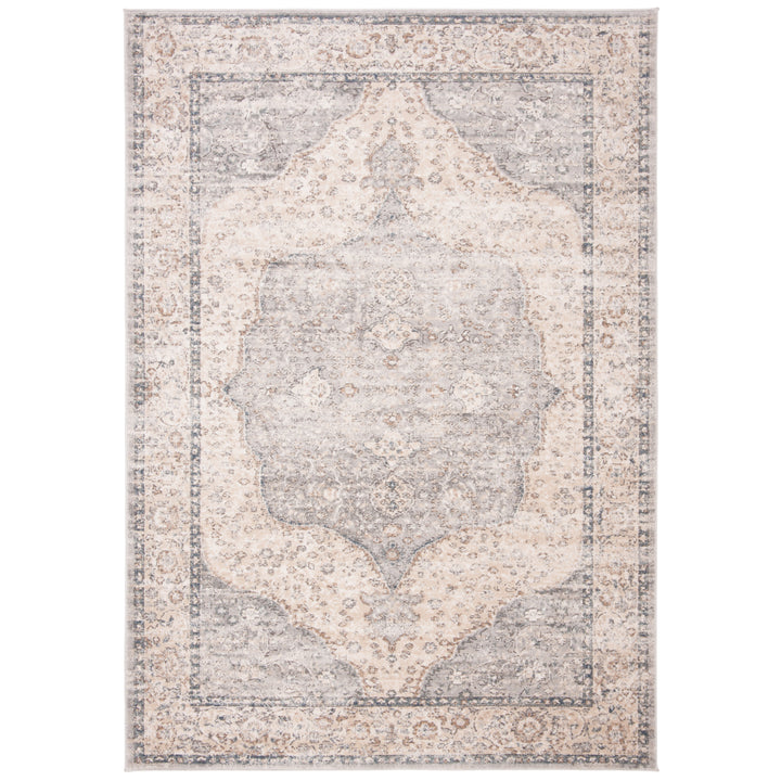 SAFAVIEH Oregon Collection ORE895A Beige / Grey Rug Image 2