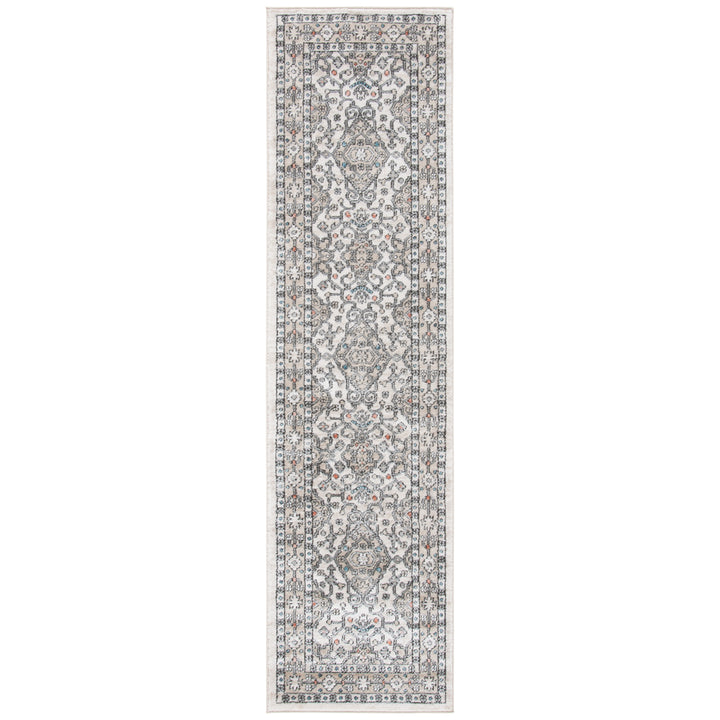 SAFAVIEH Oregon Collection ORE883F Grey / Ivory Rug Image 2