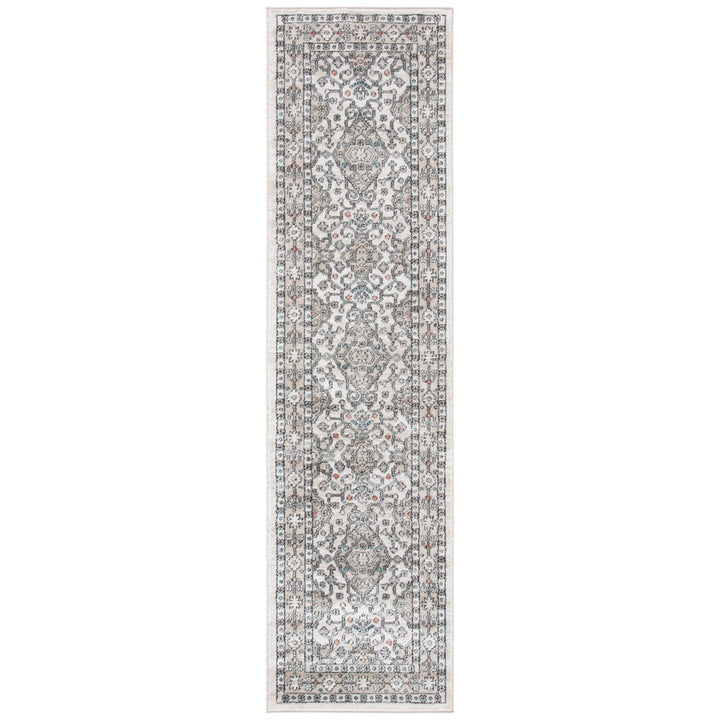 SAFAVIEH Oregon Collection ORE883F Grey / Ivory Rug Image 3