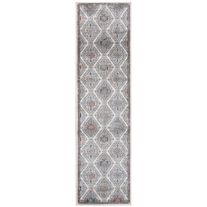 SAFAVIEH Oregon Collection ORE885F Grey / Ivory Rug Image 5