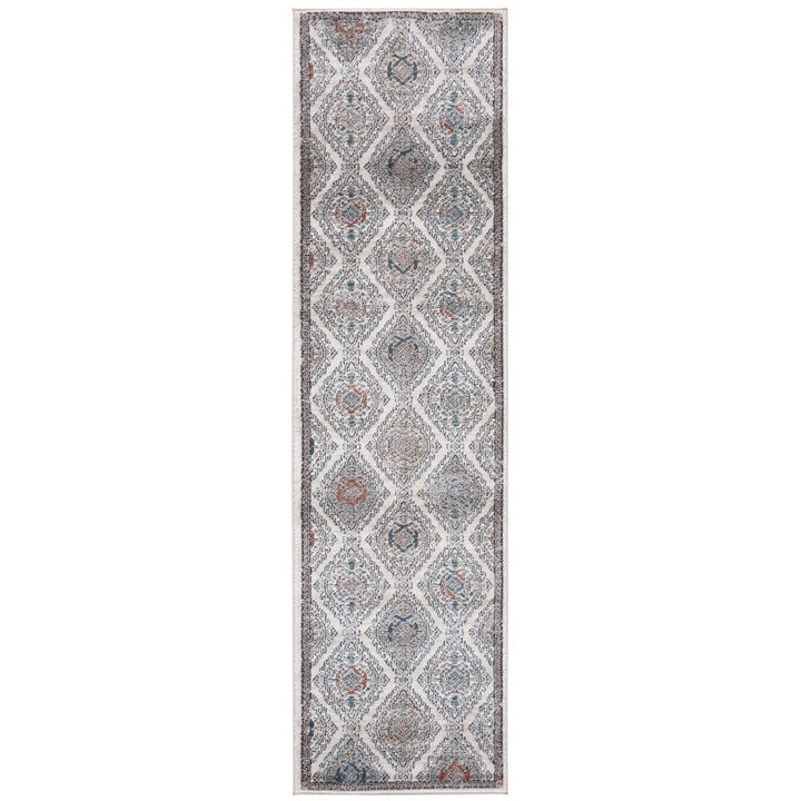 SAFAVIEH Oregon Collection ORE885F Grey / Ivory Rug Image 1