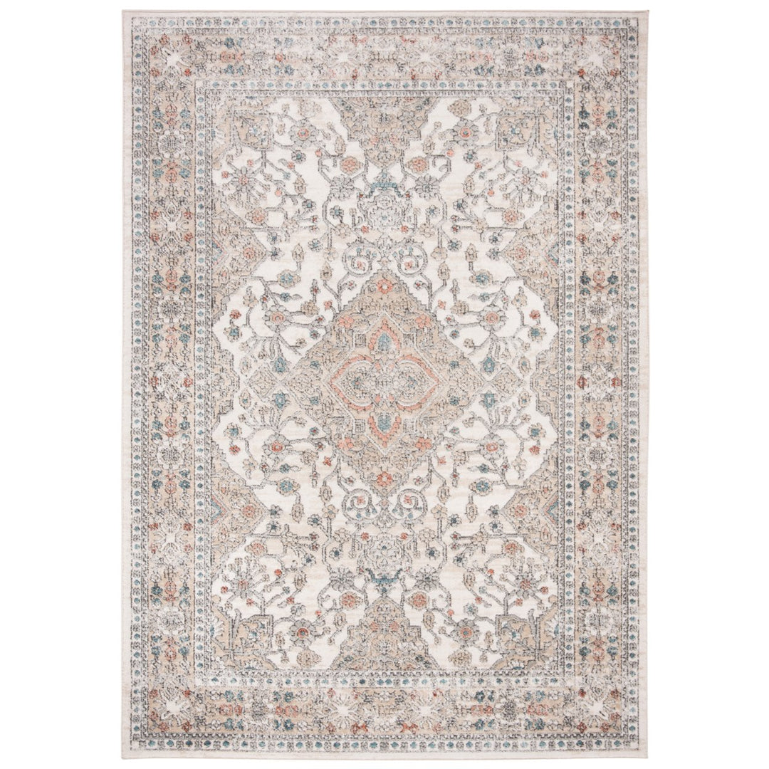 SAFAVIEH Oregon Collection ORE883F Grey / Ivory Rug Image 4