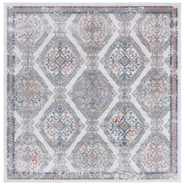 SAFAVIEH Oregon Collection ORE885F Grey / Ivory Rug Image 6