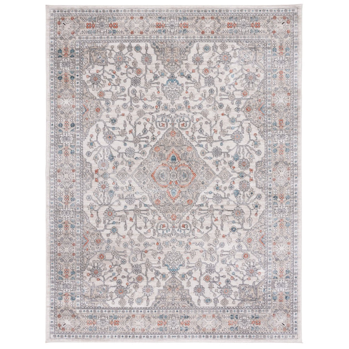 SAFAVIEH Oregon Collection ORE883F Grey / Ivory Rug Image 7