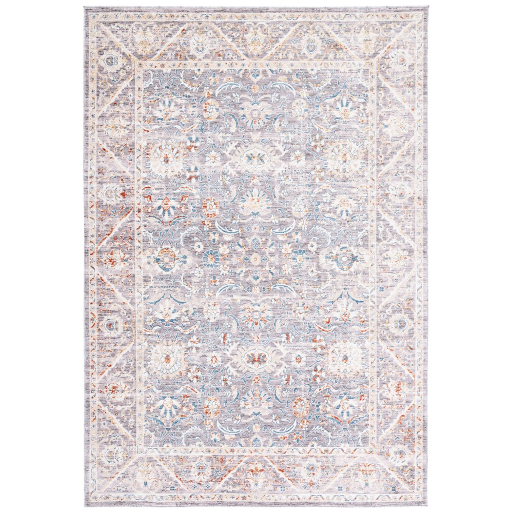 SAFAVIEH Olympia Collection OPA210F Grey / Ivory Rug Image 2