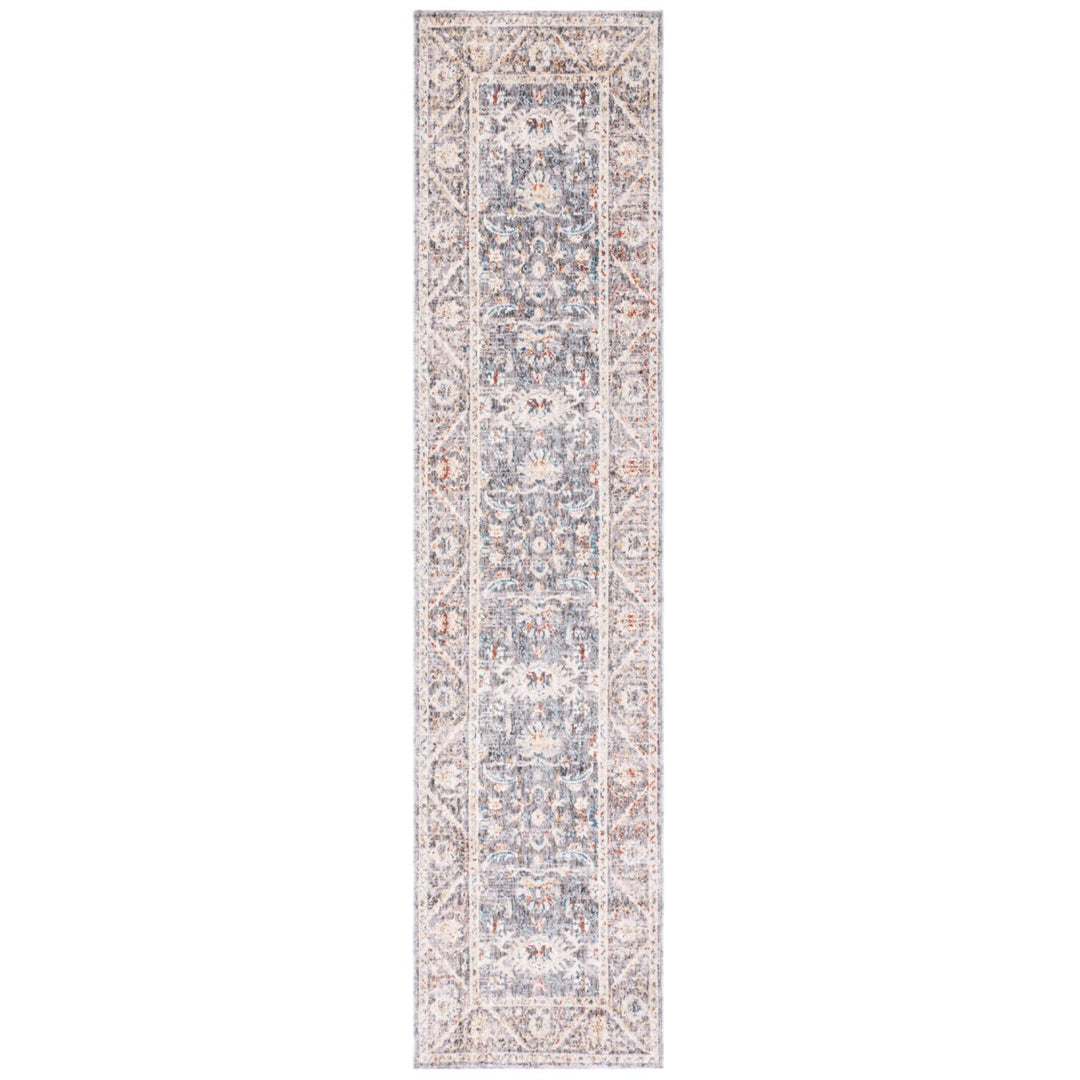 SAFAVIEH Olympia Collection OPA210F Grey / Ivory Rug Image 1