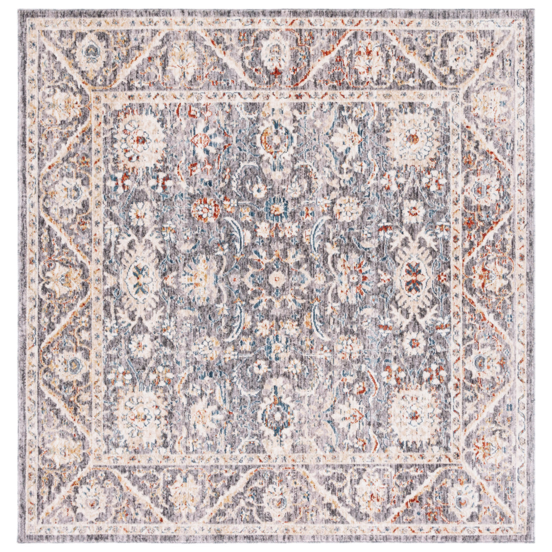 SAFAVIEH Olympia Collection OPA210F Grey / Ivory Rug Image 7