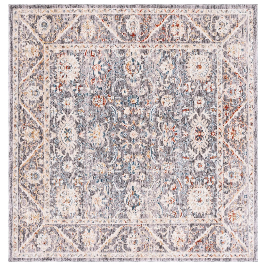 SAFAVIEH Olympia Collection OPA210F Grey / Ivory Rug Image 1