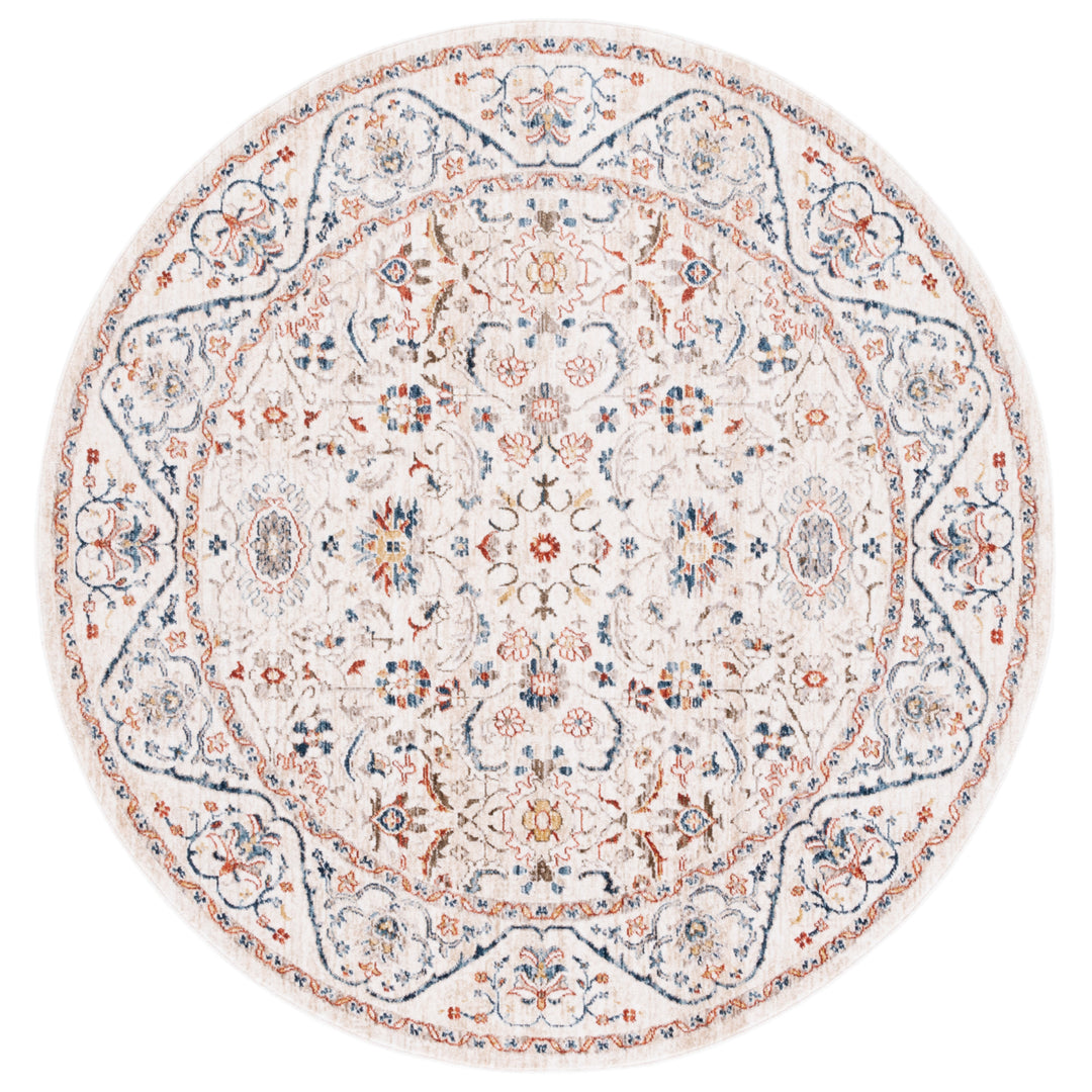 SAFAVIEH Olympia Collection OPA210A Ivory / Navy Rug Image 5