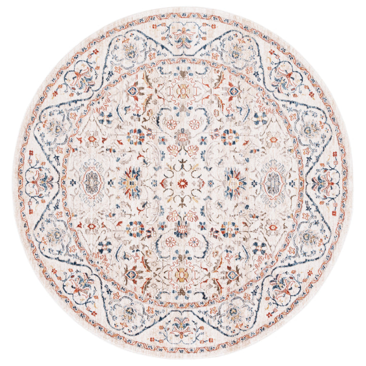 SAFAVIEH Olympia Collection OPA210A Ivory / Navy Rug Image 5