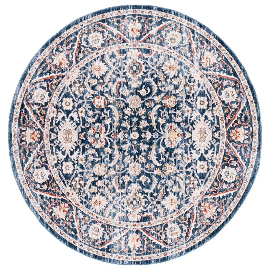 SAFAVIEH Olympia Collection OPA210N Navy / Ivory Rug Image 1