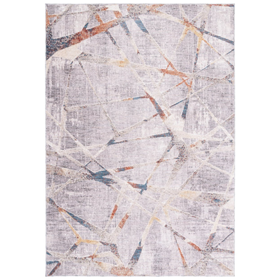 SAFAVIEH Olympia Collection OPA222F Grey / Light Grey Rug Image 1