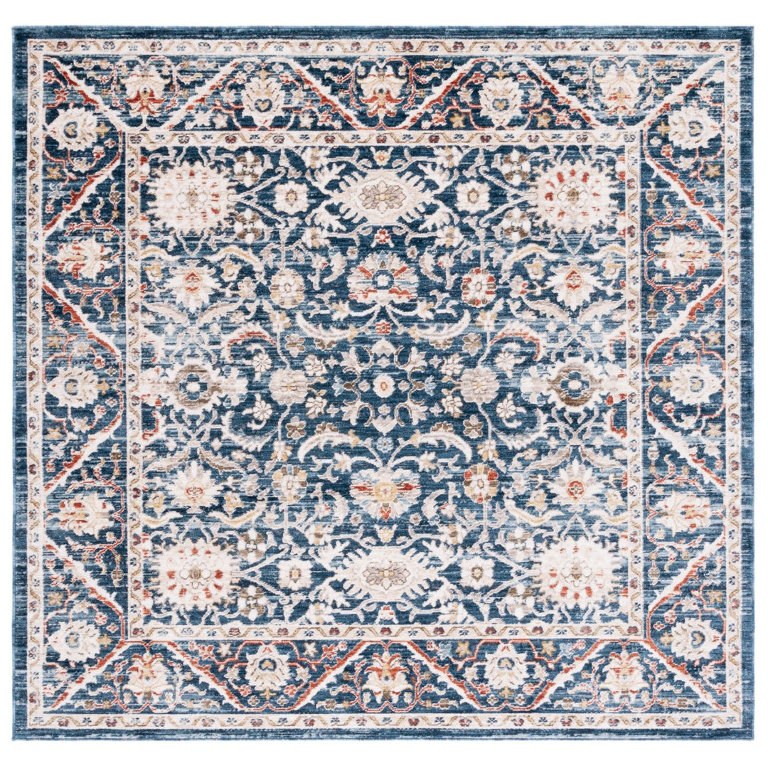 SAFAVIEH Olympia Collection OPA210N Navy / Ivory Rug Image 7