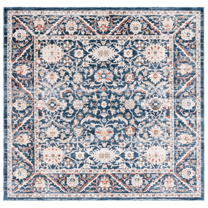 SAFAVIEH Olympia Collection OPA210N Navy / Ivory Rug Image 7