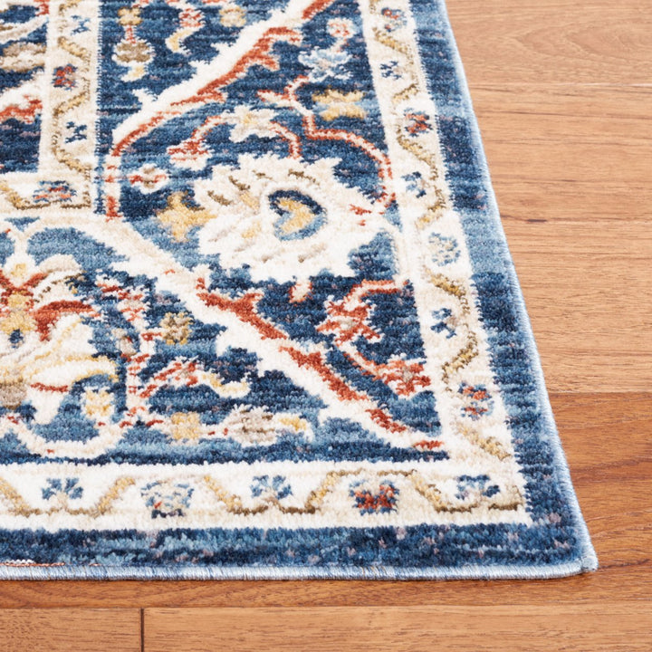 SAFAVIEH Olympia Collection OPA210N Navy / Ivory Rug Image 8