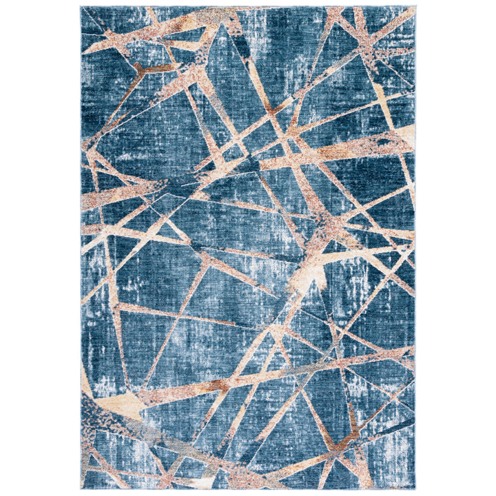 SAFAVIEH Olympia Collection OPA222N Blue / Navy Rug Image 2