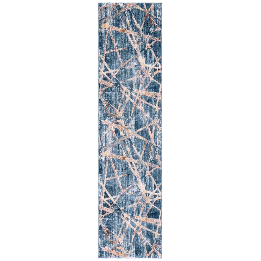 SAFAVIEH Olympia Collection OPA222N Blue / Navy Rug Image 6