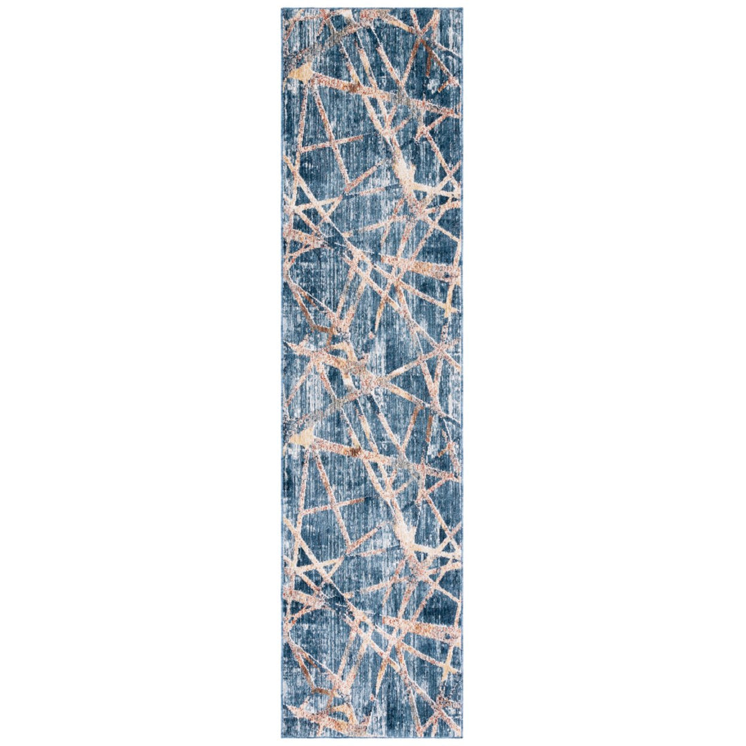 SAFAVIEH Olympia Collection OPA222N Blue / Navy Rug Image 1