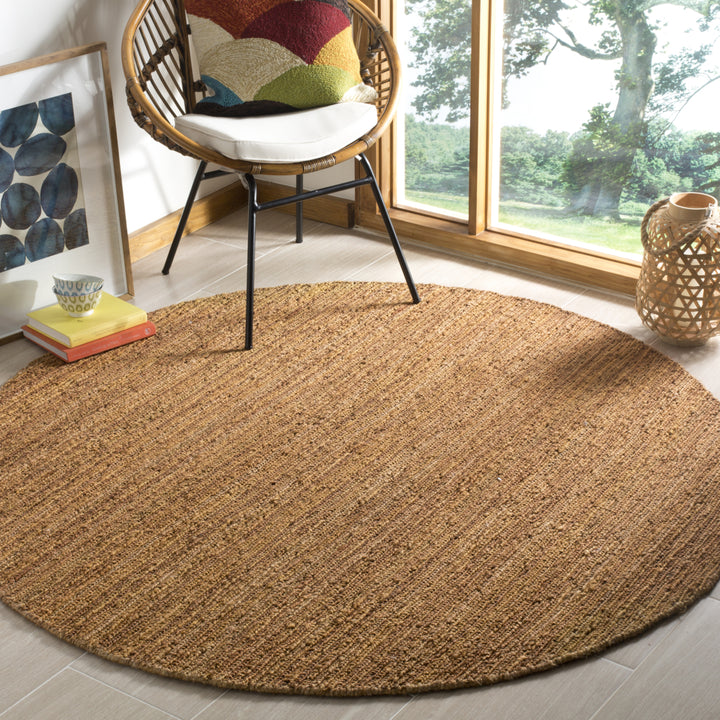 SAFAVIEH Organic Collection ORG114A Handmade Gold Rug Image 2