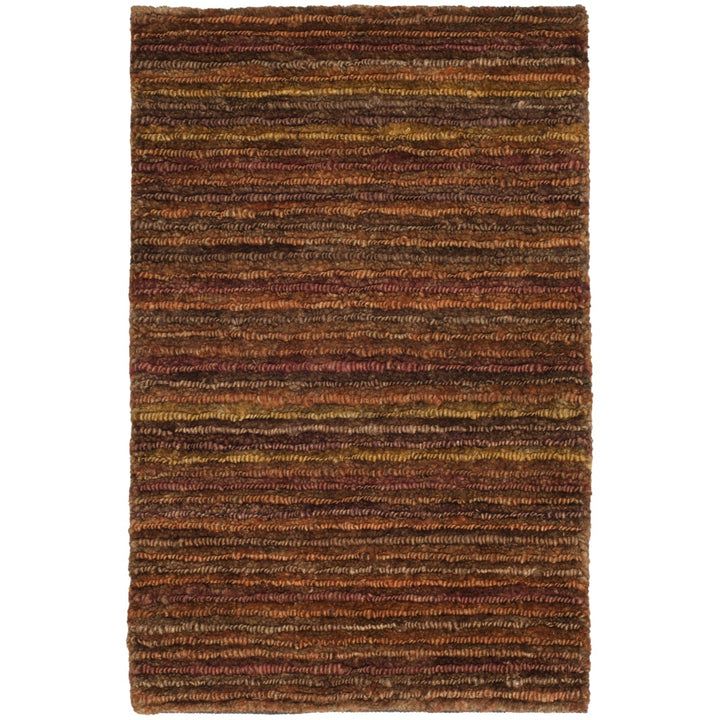 SAFAVIEH Organic ORG212A Handmade Red / Multi Rug Image 5