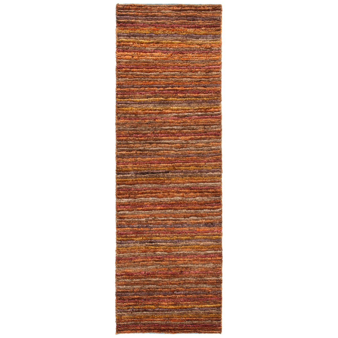 SAFAVIEH Organic ORG212A Handmade Red / Multi Rug Image 6