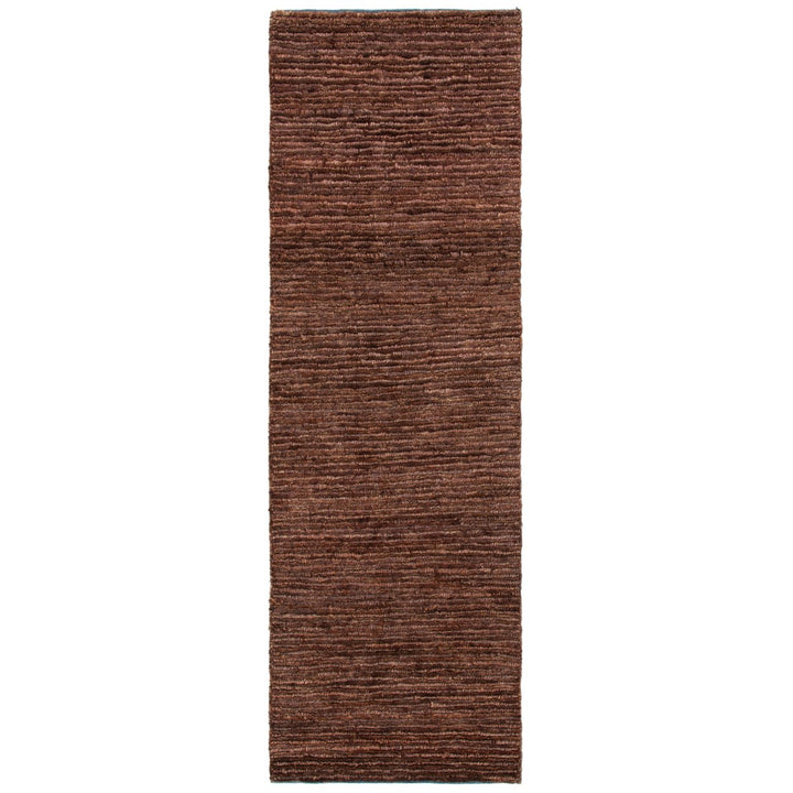 SAFAVIEH Organic ORG213A Hand-knotted Brown / Brown Rug Image 3