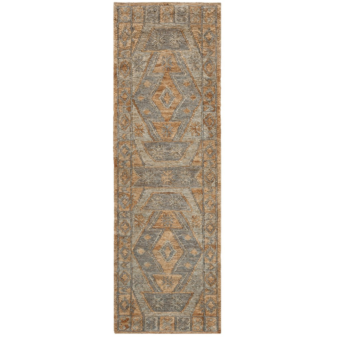 SAFAVIEH Organic ORG701A Handwoven Slate / Natural Rug Image 3