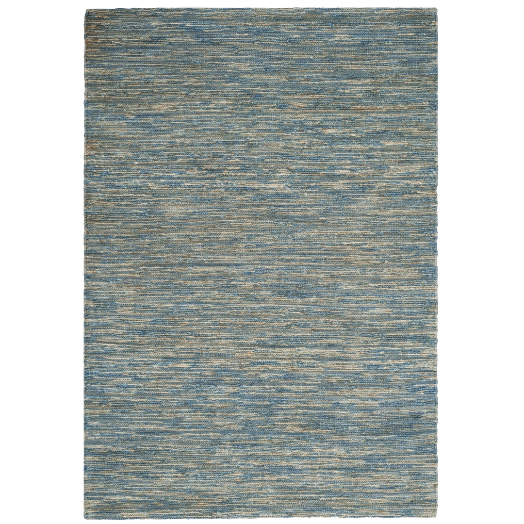 SAFAVIEH Organic ORG704A Handwoven Blue / Natural Rug Image 1