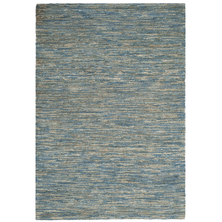 SAFAVIEH Organic ORG704A Handwoven Blue / Natural Rug Image 1