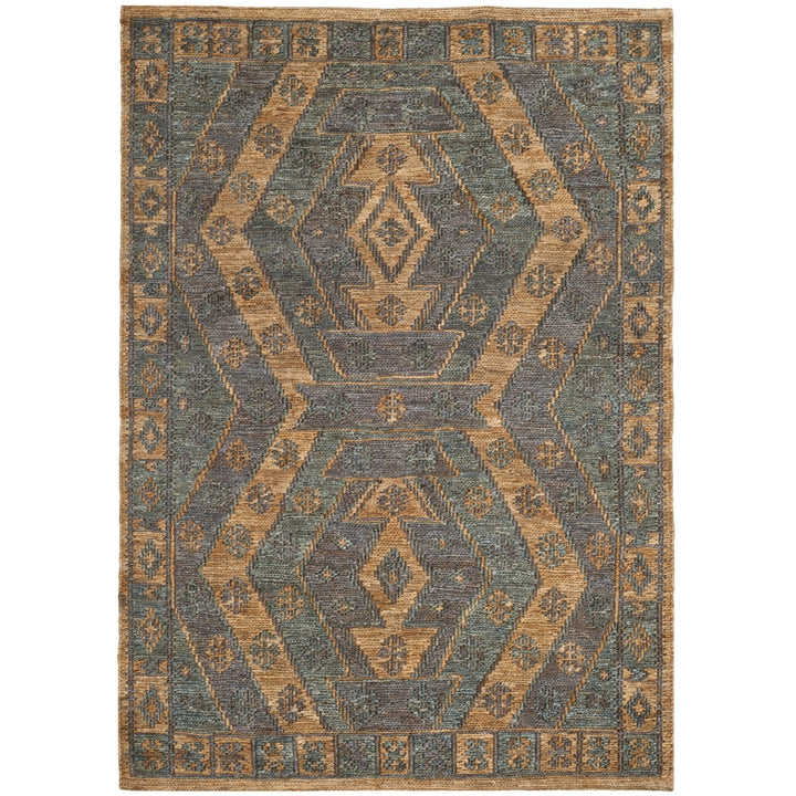 SAFAVIEH Organic ORG701A Handwoven Slate / Natural Rug Image 6