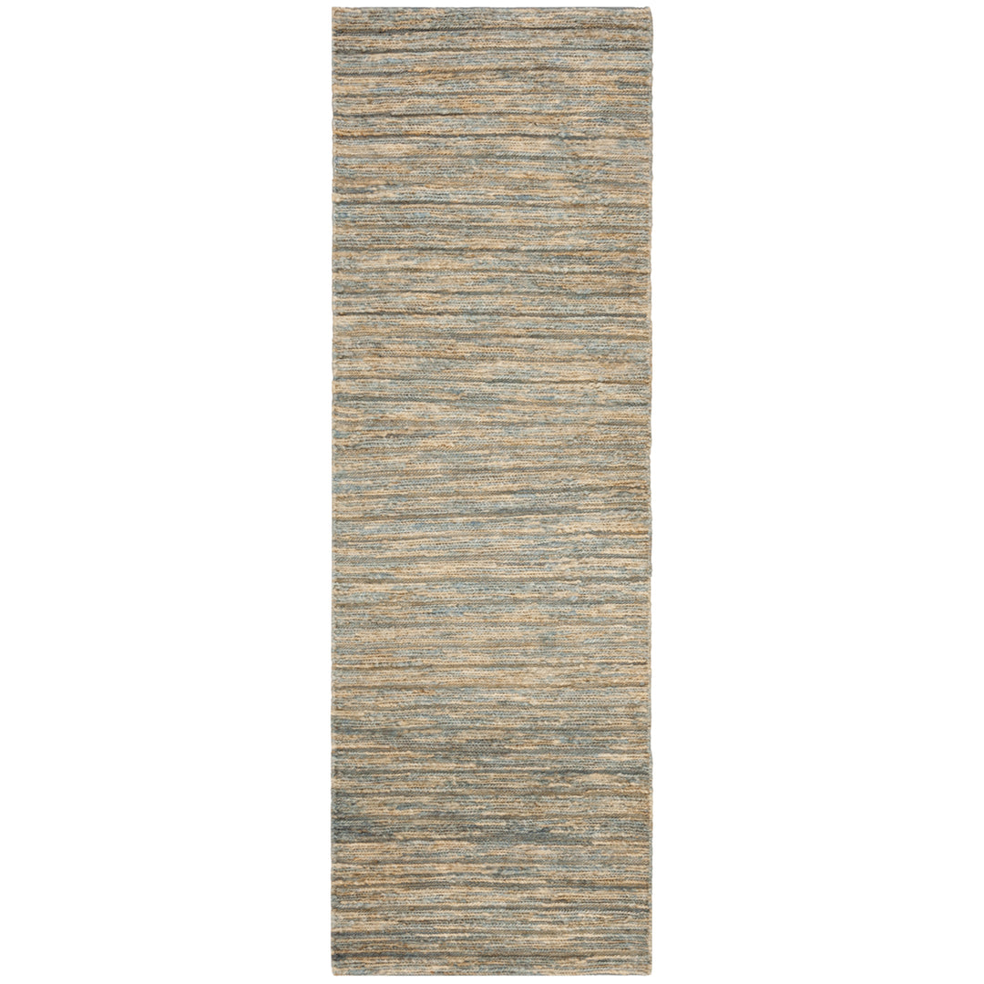 SAFAVIEH Organic ORG704A Handwoven Blue / Natural Rug Image 3