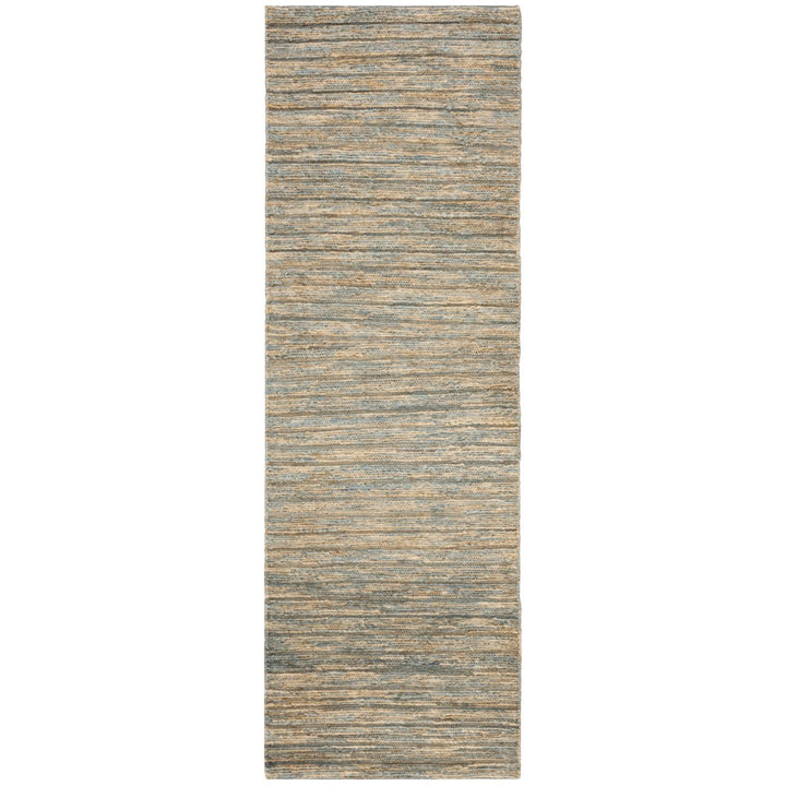 SAFAVIEH Organic ORG704A Handwoven Blue / Natural Rug Image 1