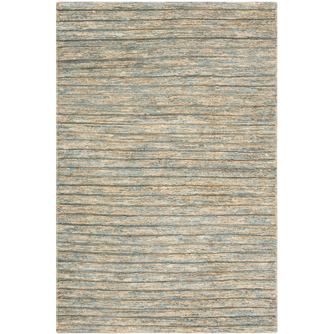 SAFAVIEH Organic ORG704A Handwoven Blue / Natural Rug Image 5