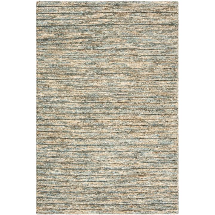 SAFAVIEH Organic ORG704A Handwoven Blue / Natural Rug Image 5