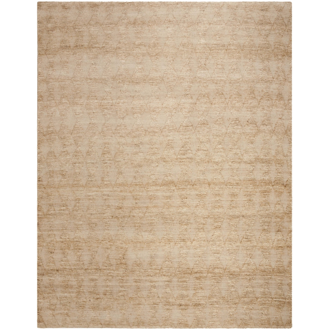 SAFAVIEH Organic ORG702A Handwoven Light Beige Rug Image 1