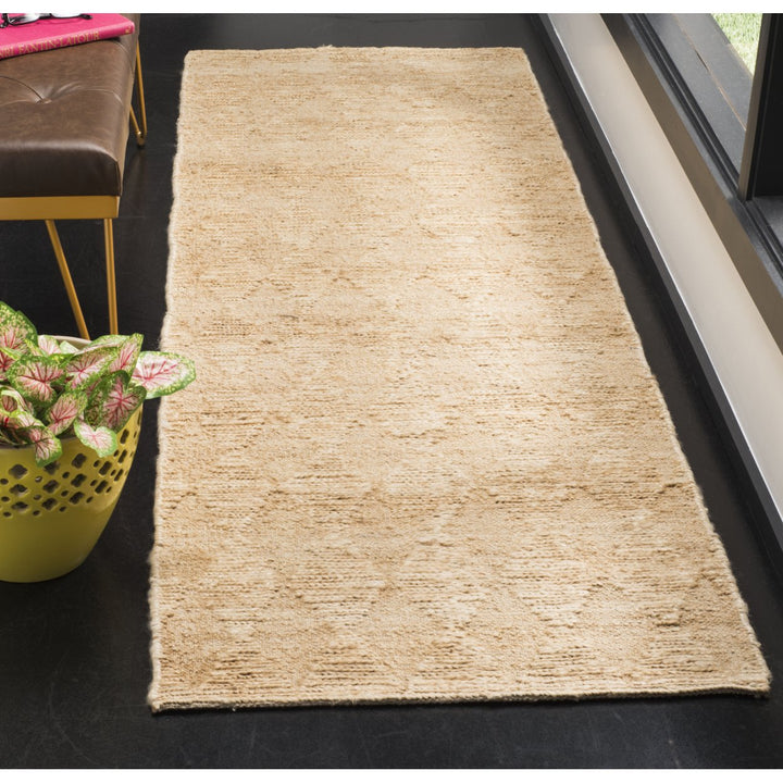 SAFAVIEH Organic ORG702A Handwoven Light Beige Rug Image 2