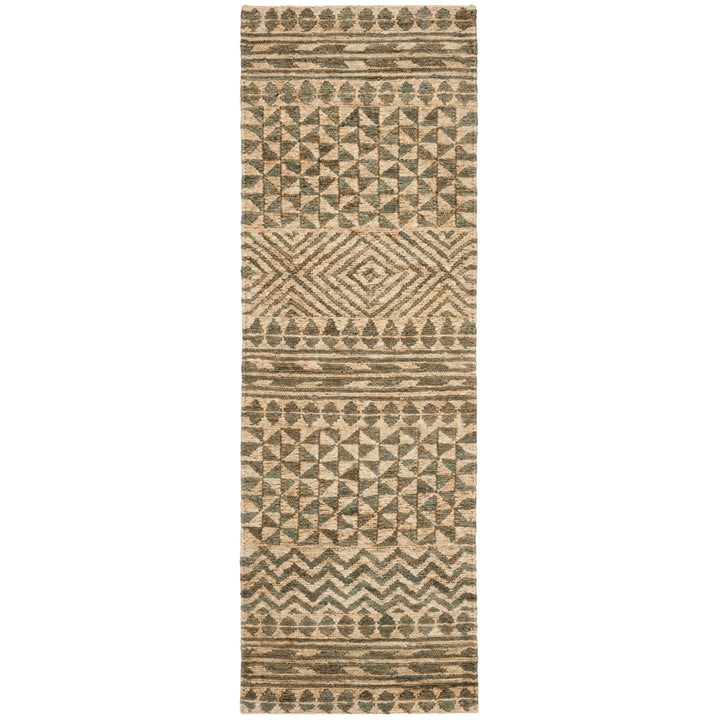 SAFAVIEH Organic ORG703A Handwoven Slate / Natural Rug Image 3