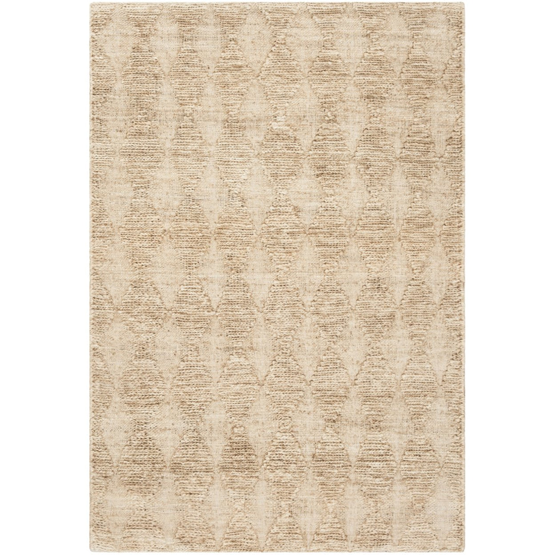 SAFAVIEH Organic ORG702A Handwoven Light Beige Rug Image 5