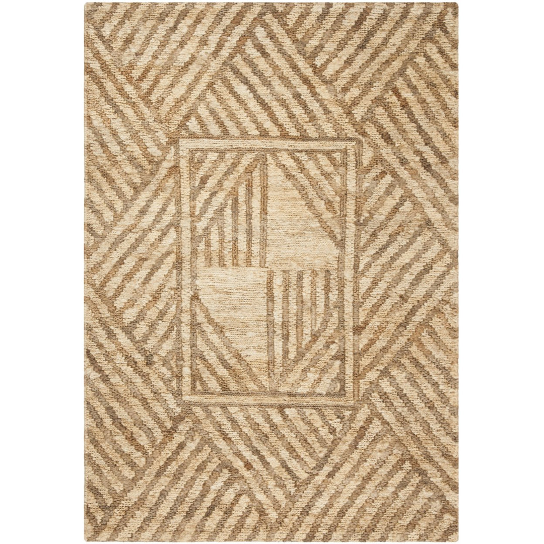 SAFAVIEH Organic ORG705A Handwoven Natural / Ivory Rug Image 1