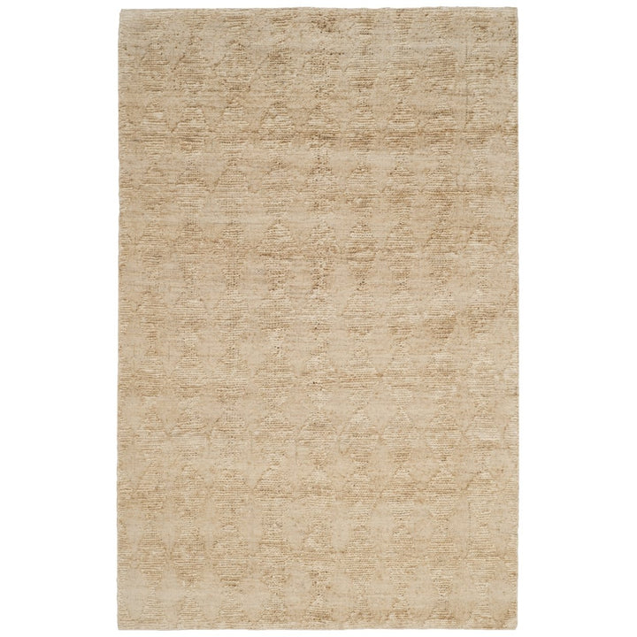 SAFAVIEH Organic ORG702A Handwoven Light Beige Rug Image 1