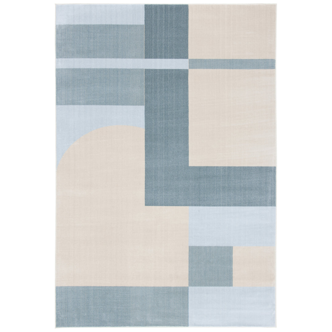 SAFAVIEH Orwell Collection ORW301B Beige / Blue Rug Image 1