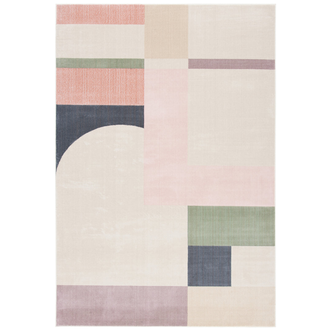 SAFAVIEH Orwell Collection ORW301C Beige / Pink Rug Image 1