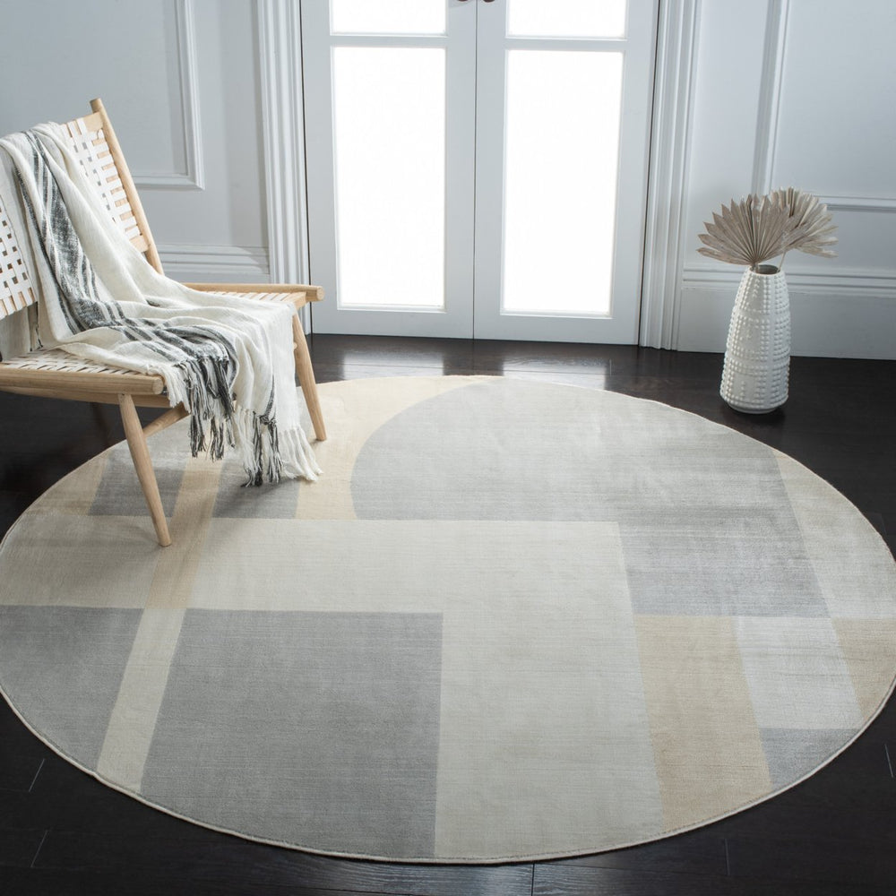 SAFAVIEH Orwell Collection ORW301F Grey / Beige Rug Image 2