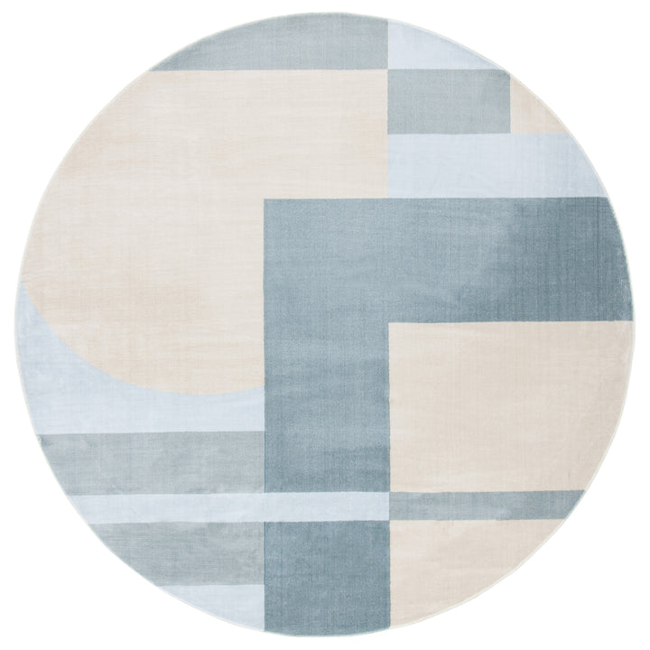 SAFAVIEH Orwell Collection ORW301B Beige / Blue Rug Image 4