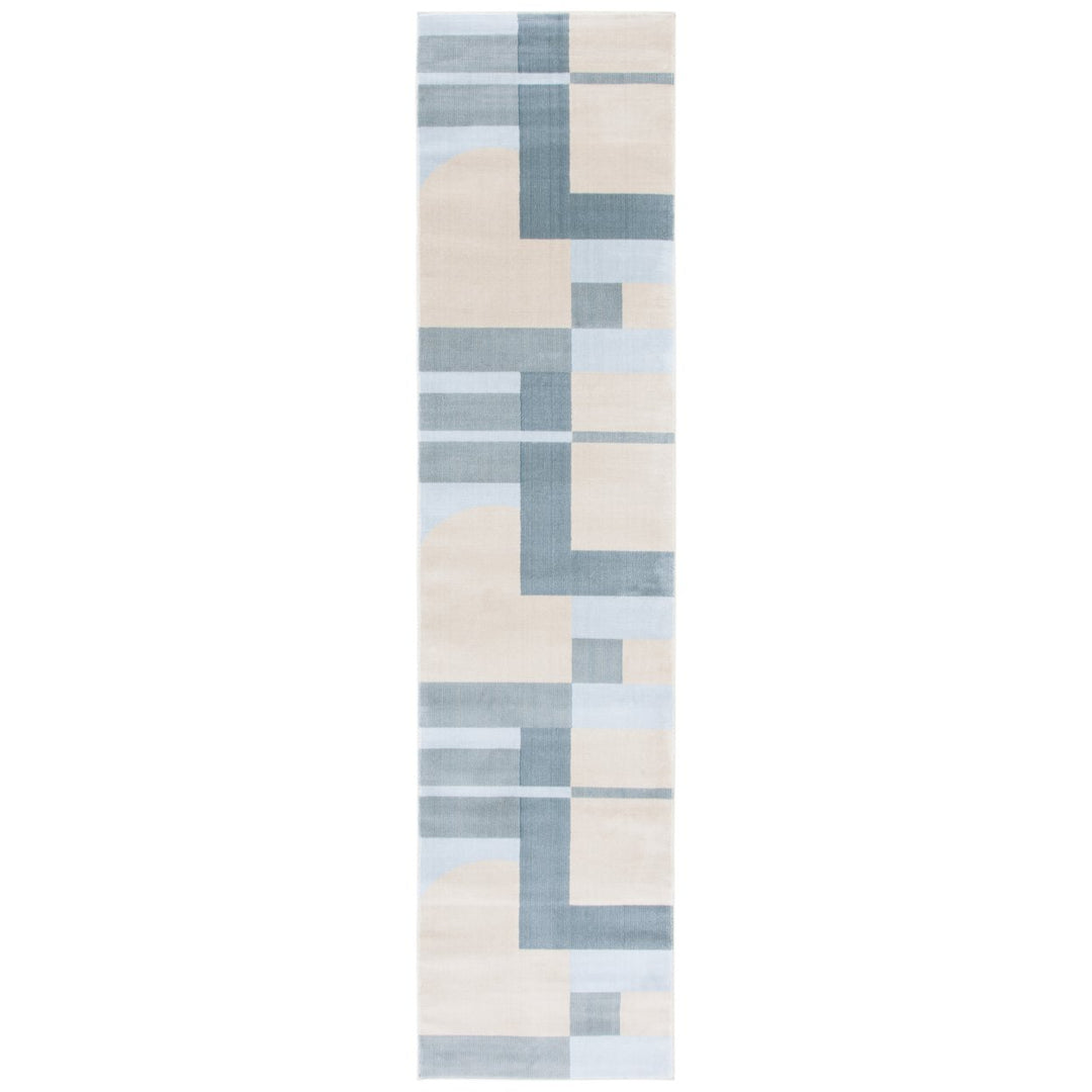 SAFAVIEH Orwell Collection ORW301B Beige / Blue Rug Image 5