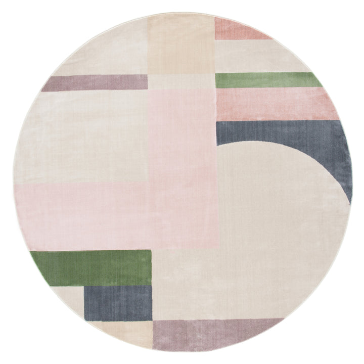 SAFAVIEH Orwell Collection ORW301C Beige / Pink Rug Image 4