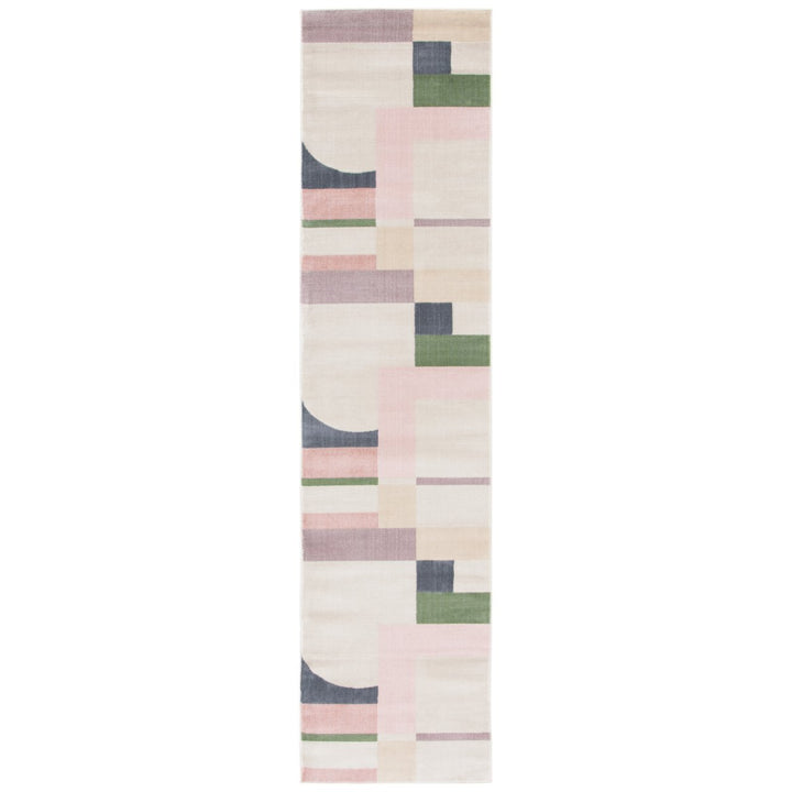 SAFAVIEH Orwell Collection ORW301C Beige / Pink Rug Image 1