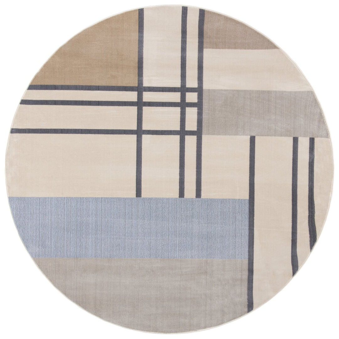 SAFAVIEH Orwell Collection ORW302A Ivory / Taupe Rug Image 4