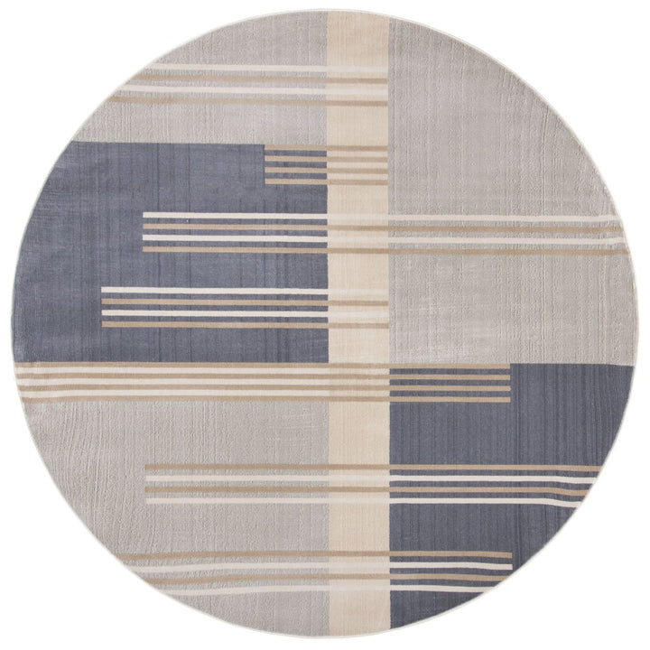 SAFAVIEH Orwell Collection ORW304F Grey / Charcoal Rug Image 1